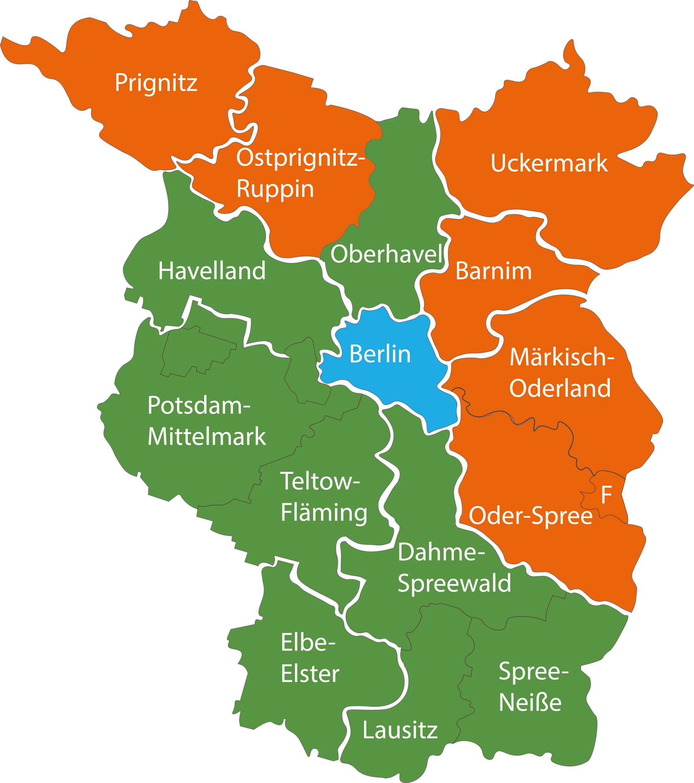 Brandenburg Karte