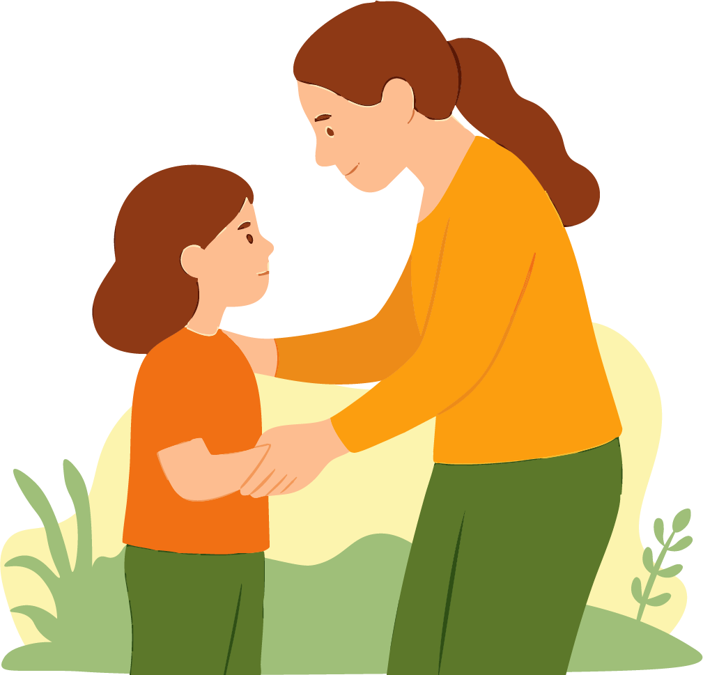 Vertrauensvolle Unterstützung – Illustration