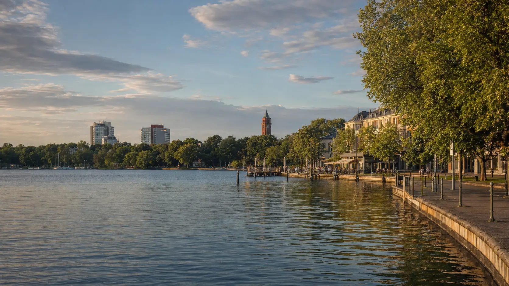 Tegeler See in Berlin-Reinickendorf